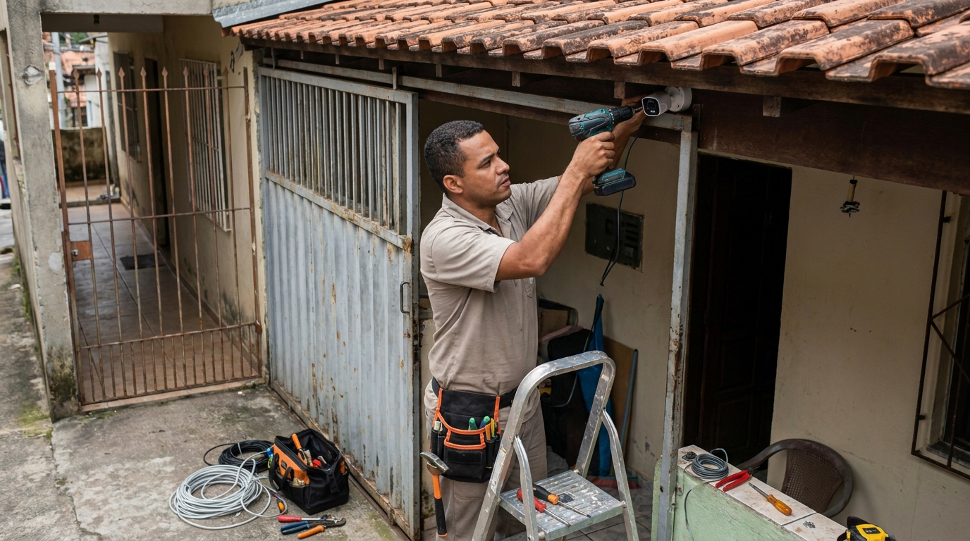 Instalação de Câmera Residencial em Vila Velha‑ES