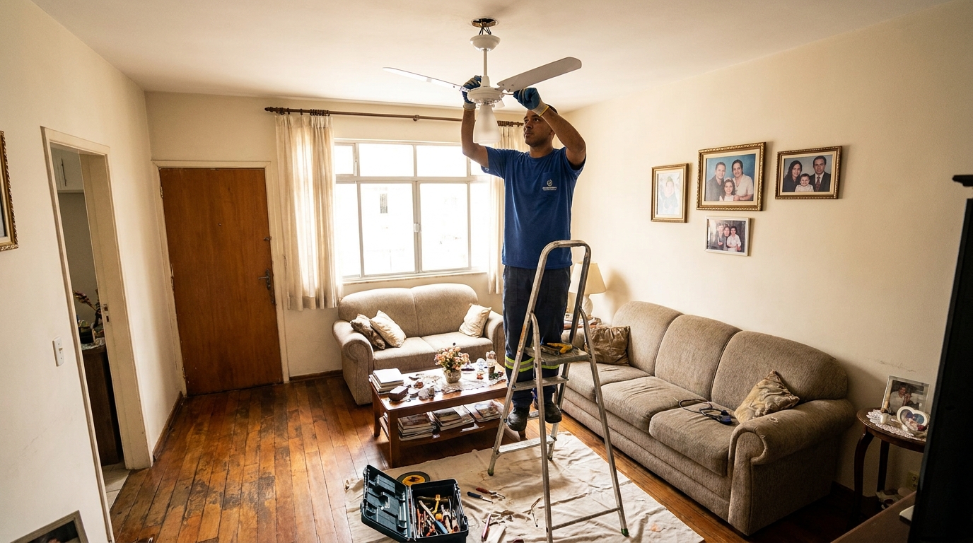Substituição de Ventilador em Vila Velha‑ES
